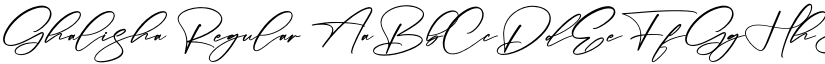 Ghalisha Regular font
