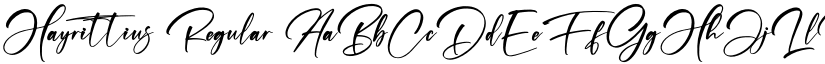 Hayrittius font download