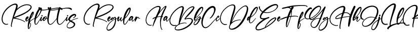 Refliottis Regular font