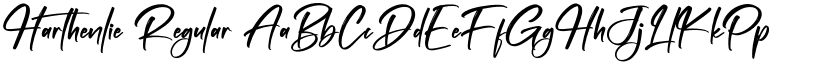 Harthenlie font download