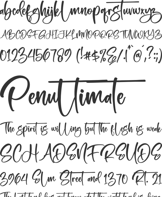 Westerny Barnett font preview