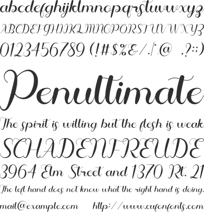 Ranty font preview