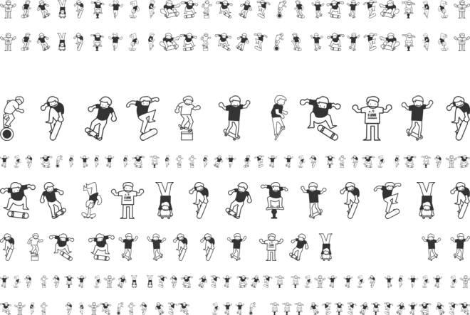 Rodney Mullen King font preview