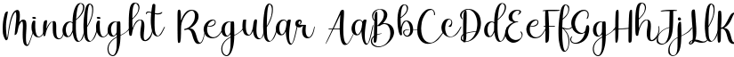 Mindlight Regular font