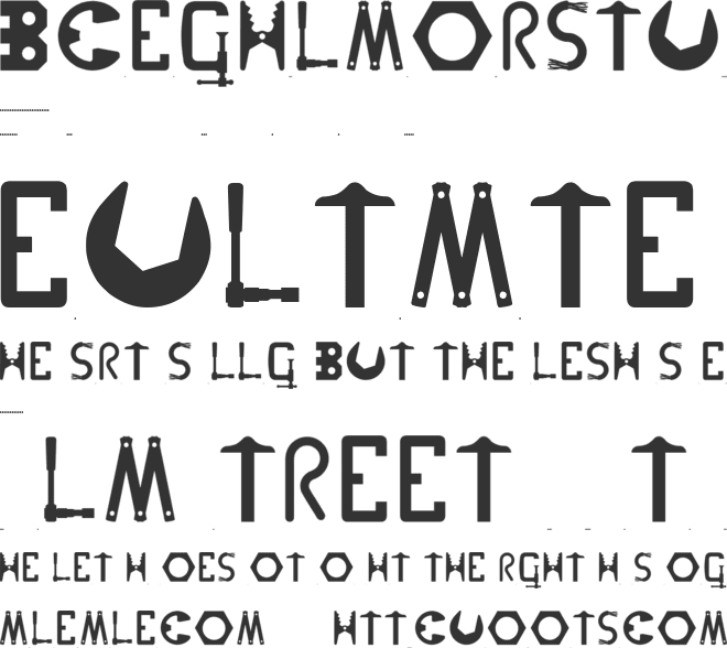 aj font preview