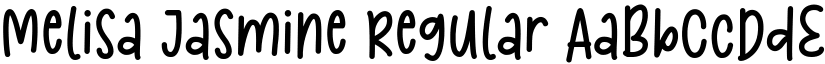 Melisa Jasmine Regular font