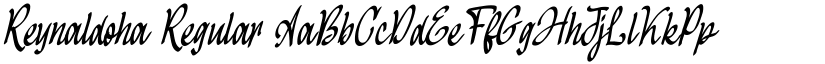 Reynaldoha Regular font