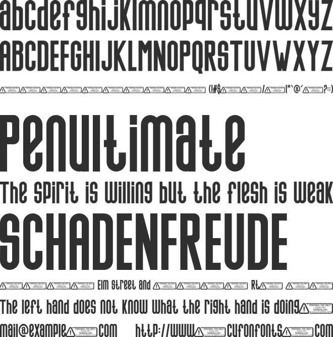 Hellocute font preview