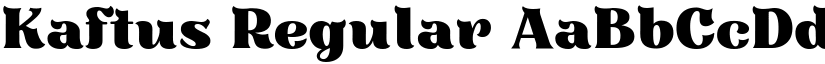 Kaftus Regular font