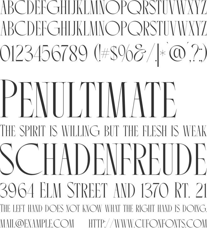 PS-Chevani font preview