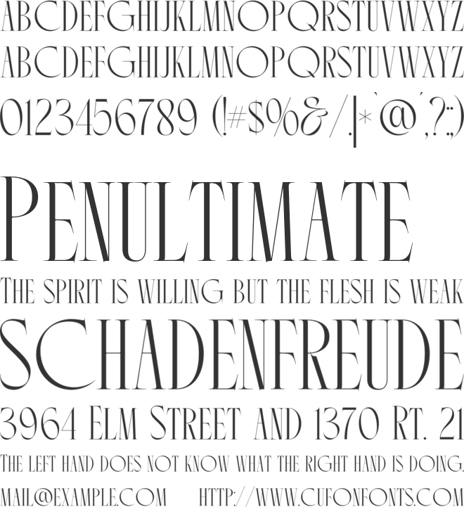PS-Chevani font preview
