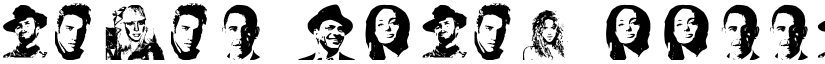 Celeb Faces font