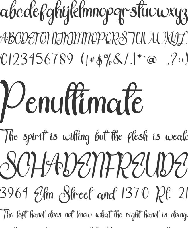 Blackids font preview