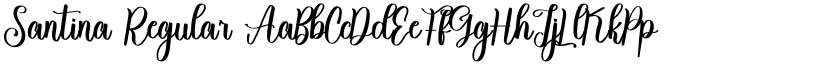 Santina Regular font