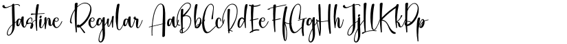 Jastine font download