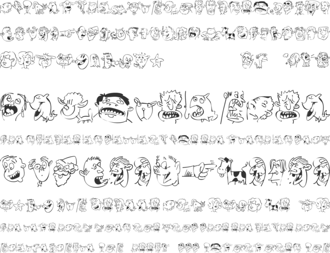 Sappy Mugs font preview