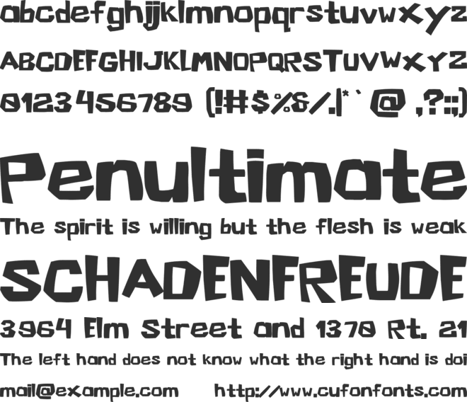 BobloxClassic font preview