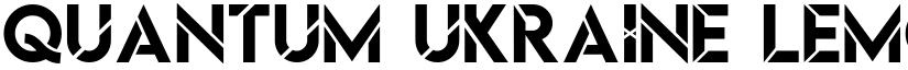 Quantum Ukraine Lemon-Normal font