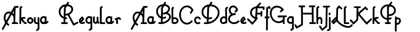 Akoya font download