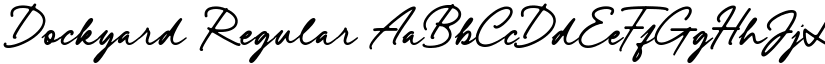 Dockyard Regular font