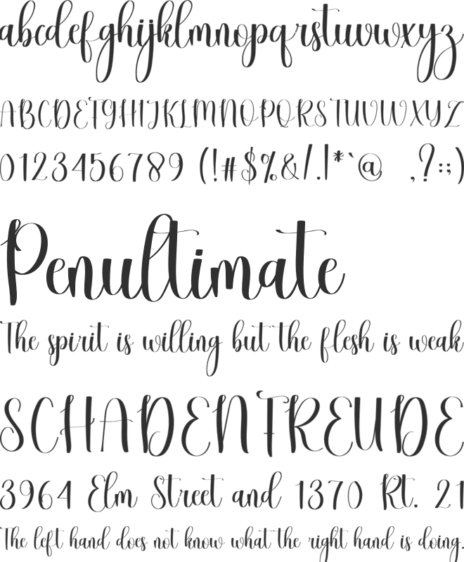 Simple Mandala font preview