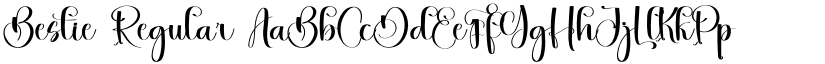 Bestie Regular font