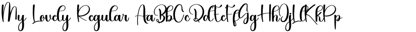 My Lovely Regular font
