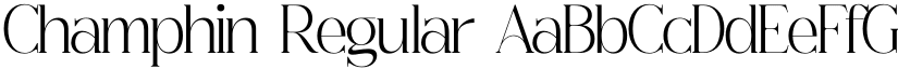 Champhin Regular font