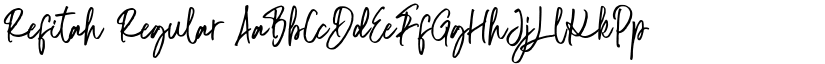 Refitah Regular font