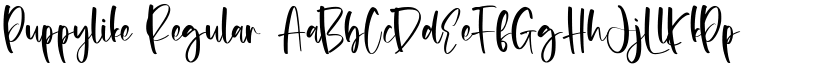 Puppylike Regular font