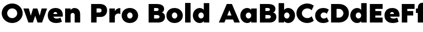 Owen Pro Bold font