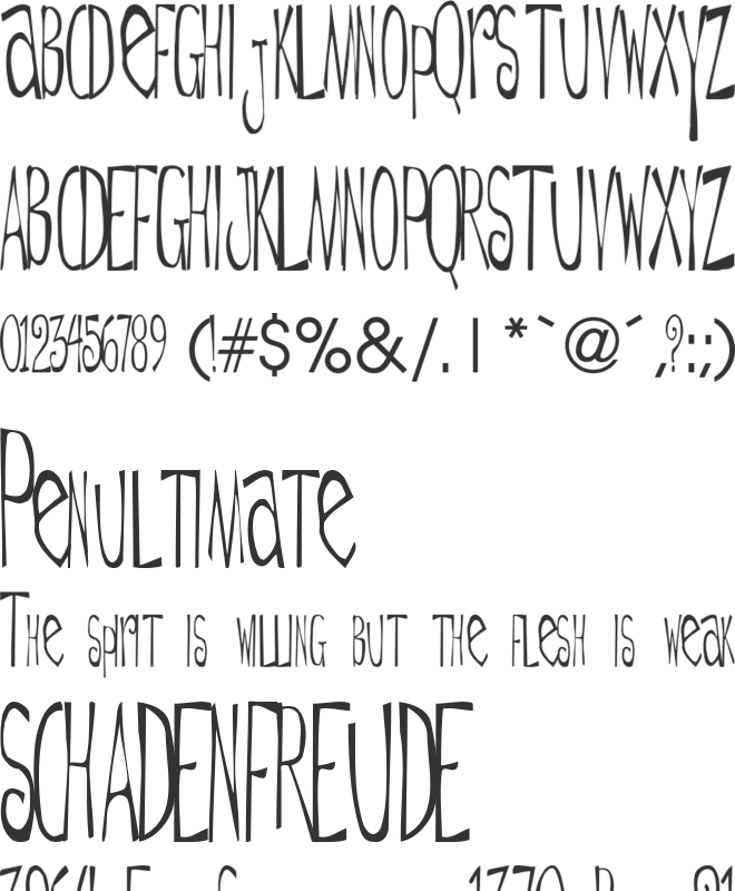 De Ttnorm font preview