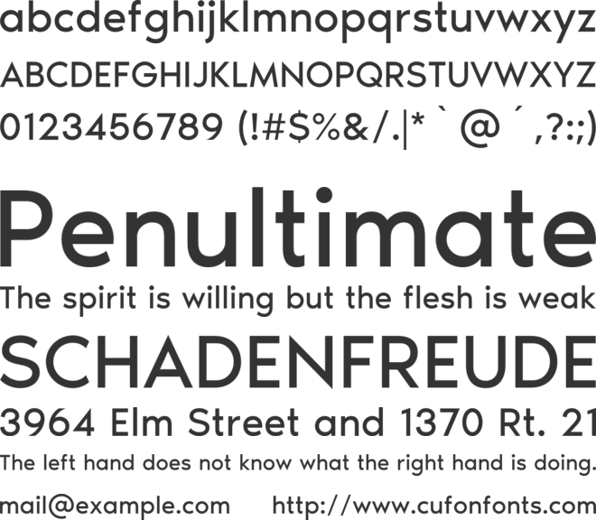 Owen Pro font preview