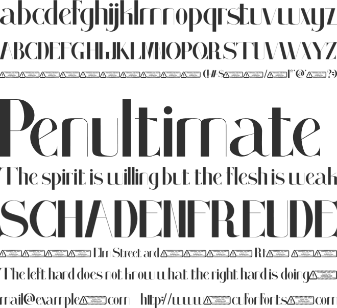 Lalissa font preview