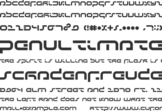 IJ19 font preview