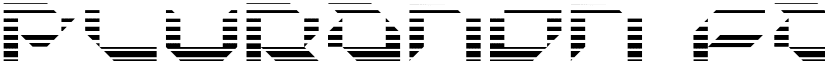 Pluranon Fade font