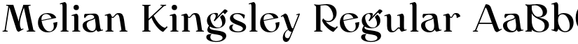 Melian Kingsley Regular font
