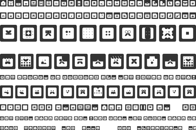 Bloc Face font preview