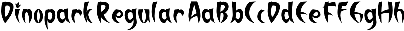Dinopark font download