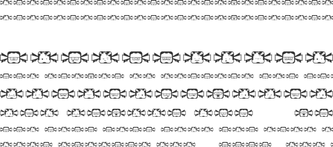 Negobom font preview