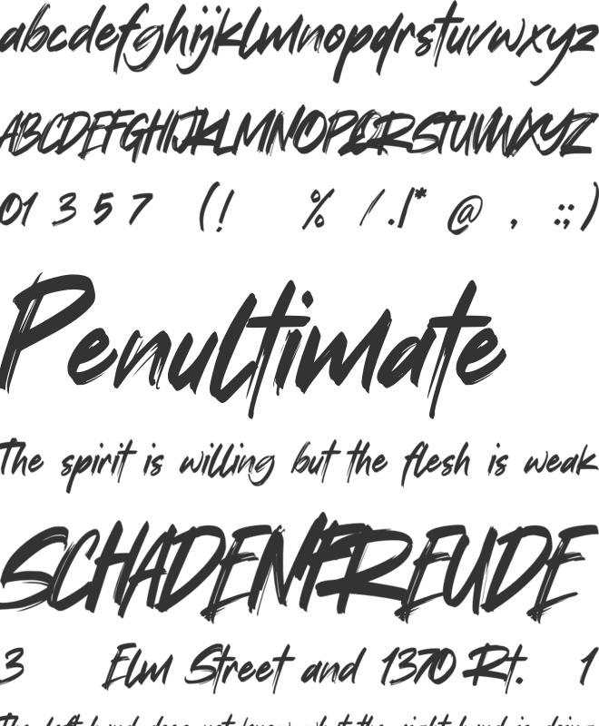 harmless font preview