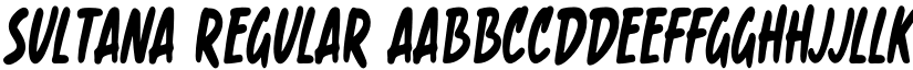 Sultana font download