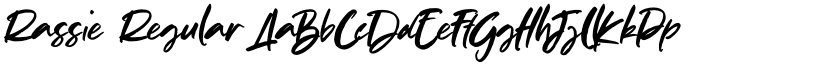 Rassie font download