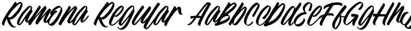 Ramona Regular font