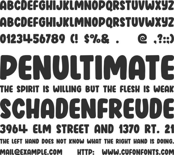 Peach Days font preview