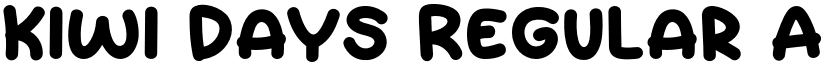 Kiwi Days Regular font