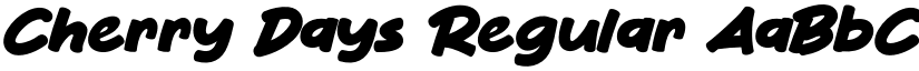 Cherry Days Regular font