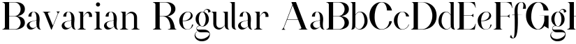 Bavarian Regular font