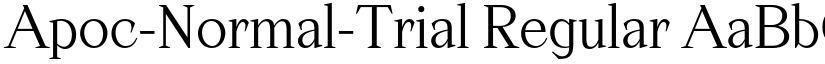 Apoc-Normal-Trial font download