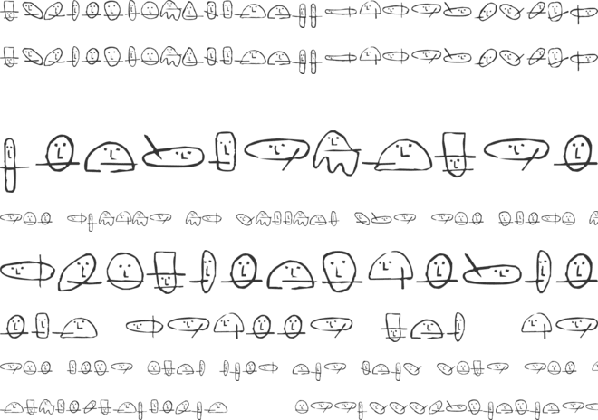 Unusual Suspects font preview